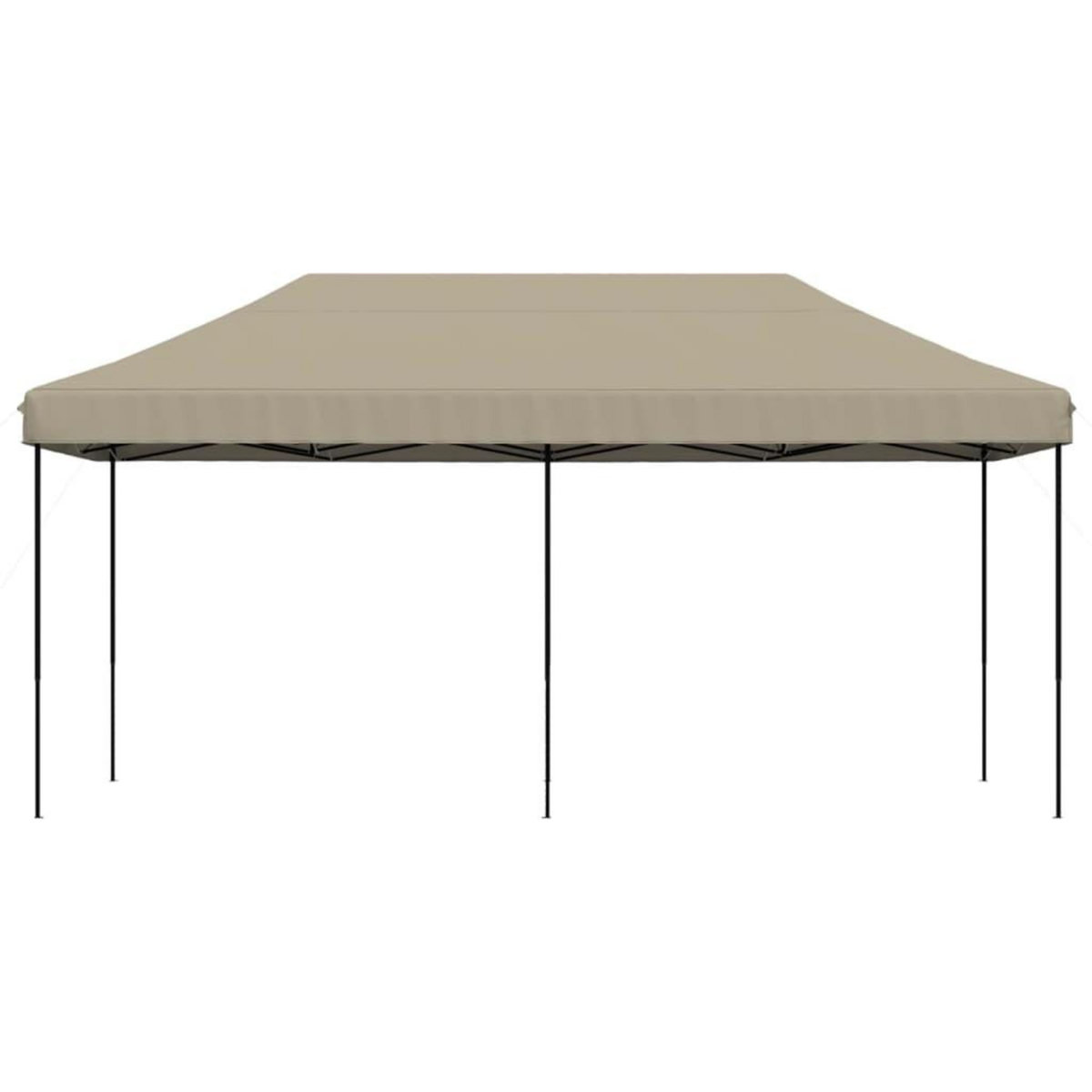VIDAXL Tente de reception pliable escamotable taupe 580x292x315 cm