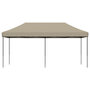 Voir la diapositive 3 : VIDAXL Tente de reception pliable escamotable taupe 580x292x315 cm