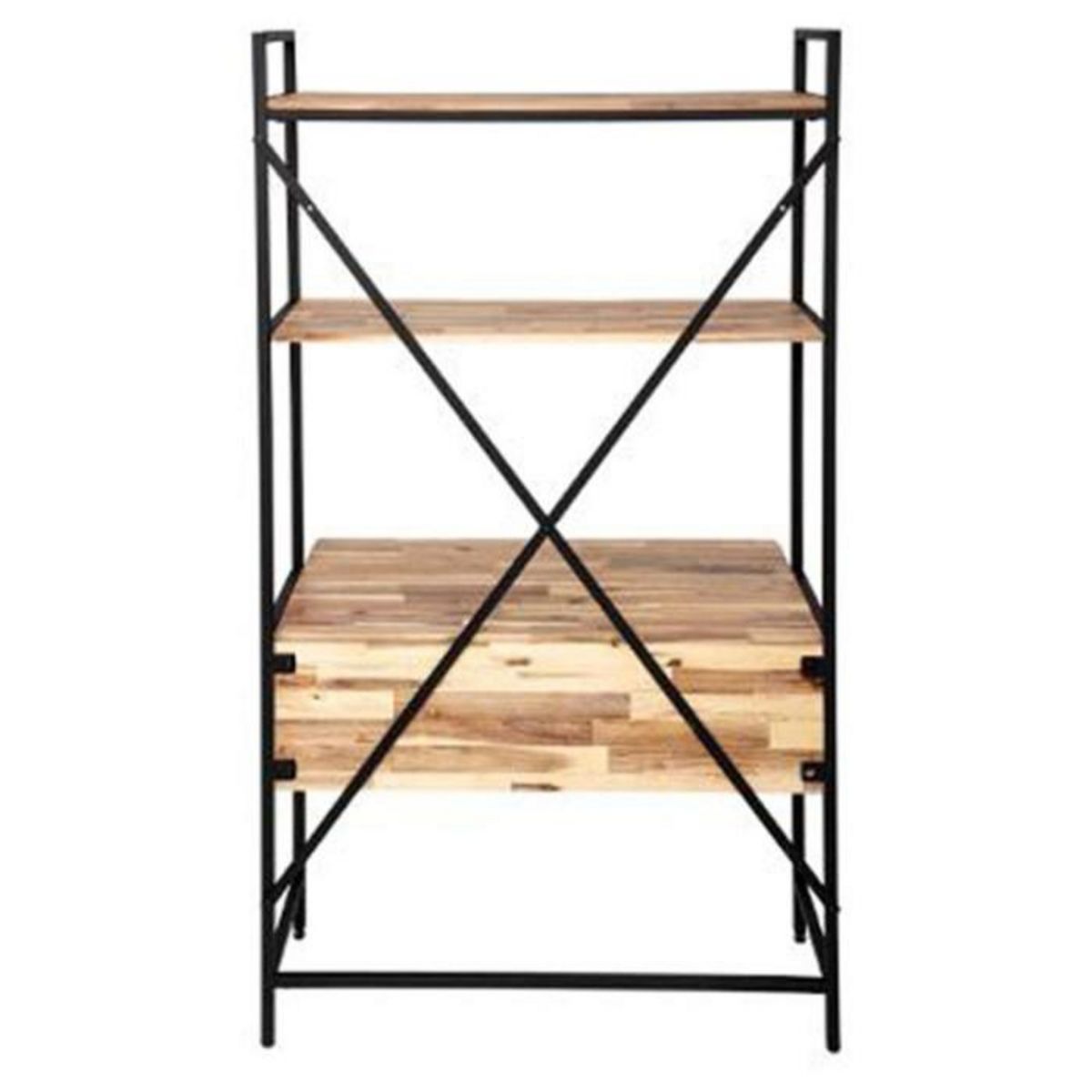 ATMOSPHERA Étagère 2 Niveaux & Bureau  Edena  180cm Naturel