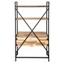 Voir la diapositive 2 : Paris Prix Étagère 2 Niveaux & Bureau  Edena  180cm Naturel