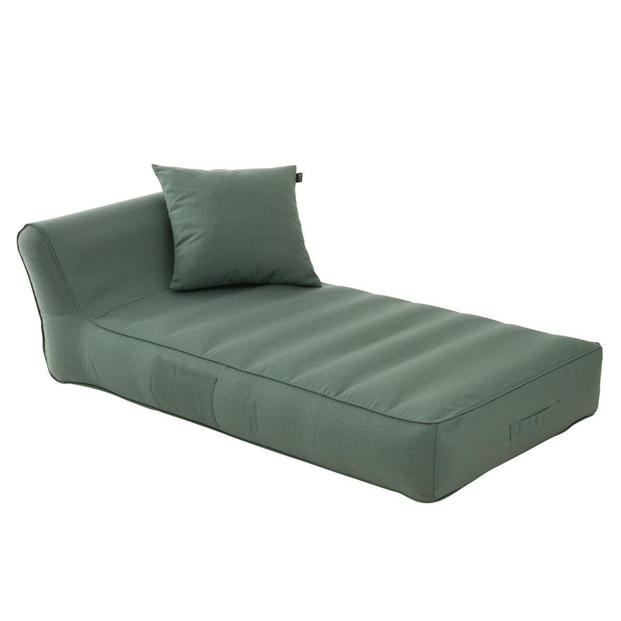 Voir la diapositive 4 : J-LINE Matelas de jardin  hélène  160cm vert