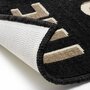 Voir la diapositive 3 : Paris Prix Tapis de Cuisine  Breakfast  50x120cm Noir