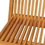 Voir la diapositive 5 : VIDAXL Chaises de jardin avec coussins bleu clair lot de 8 Teck massif