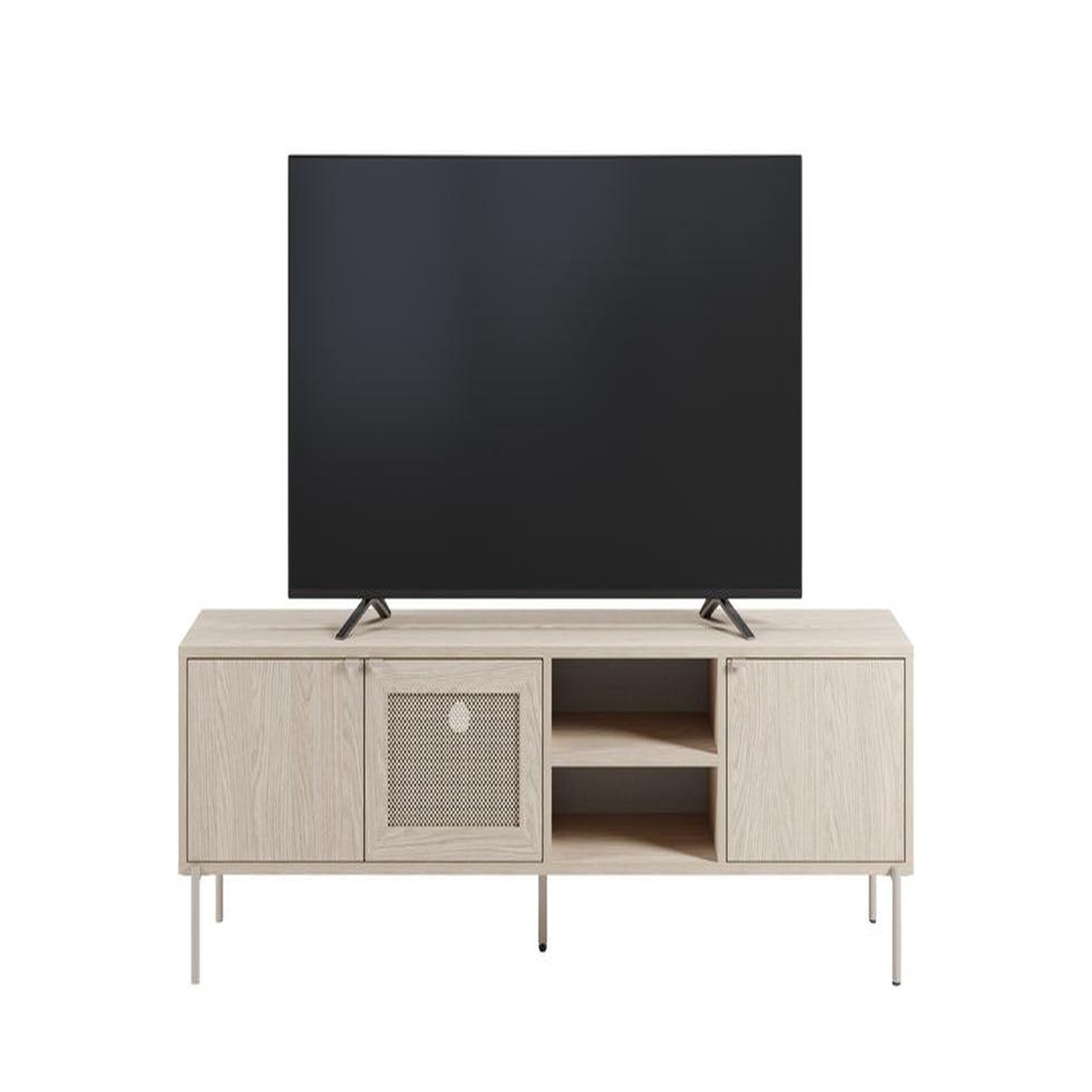 Voir la diapositive 4 : CASANOVA PARIS Vira - meuble tv 164cm en mélamine beige