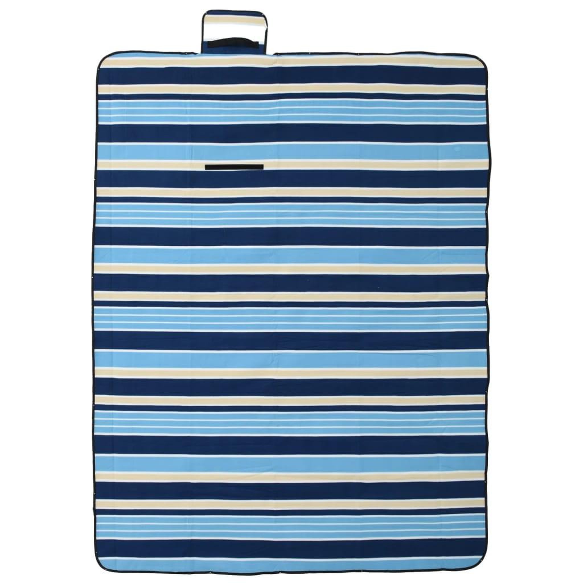 Voir la diapositive 2 : VIDAXL Couverture de pique-nique pliable 200x150 cm velours