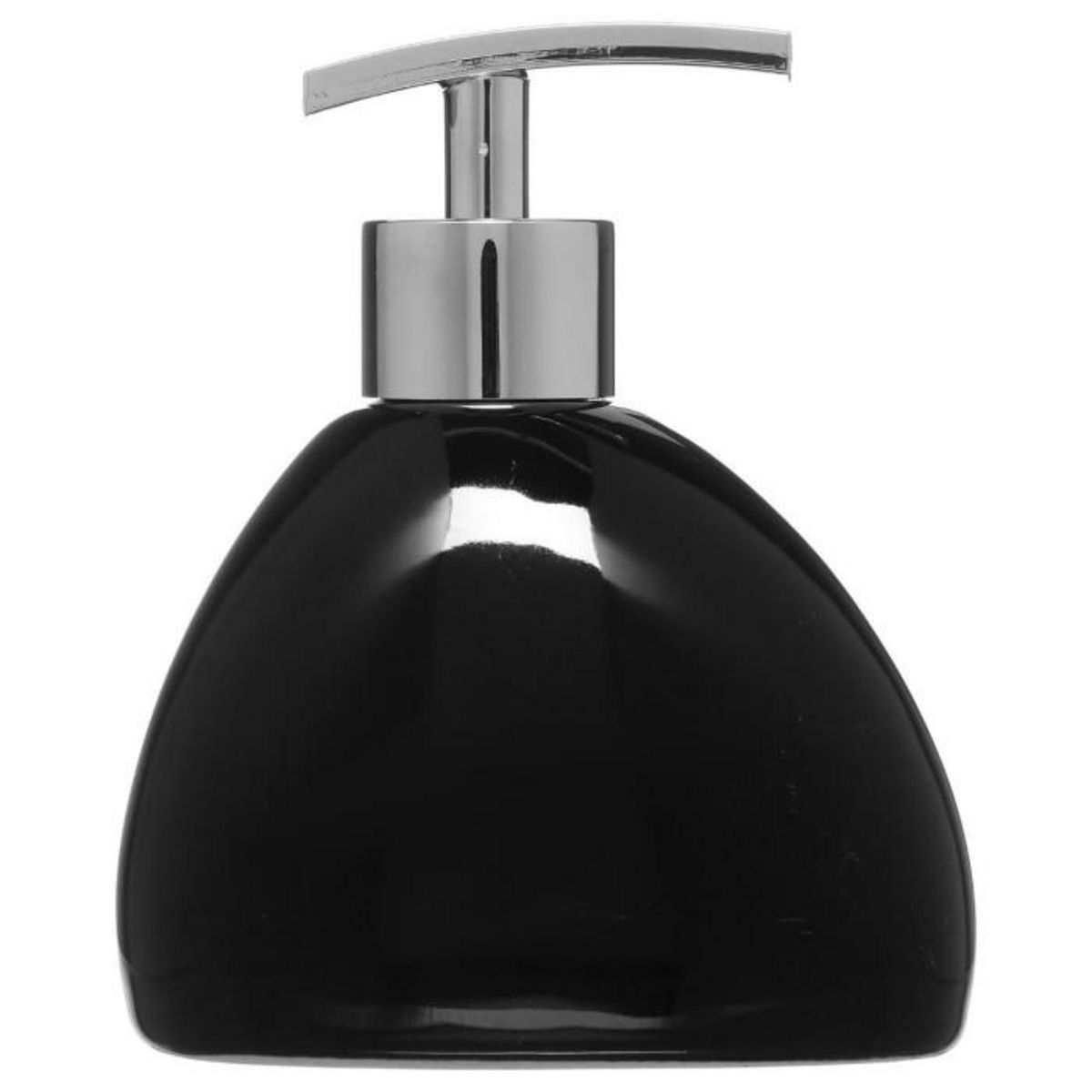 FIVE Distributeur de Savon  Galet  14cm Noir