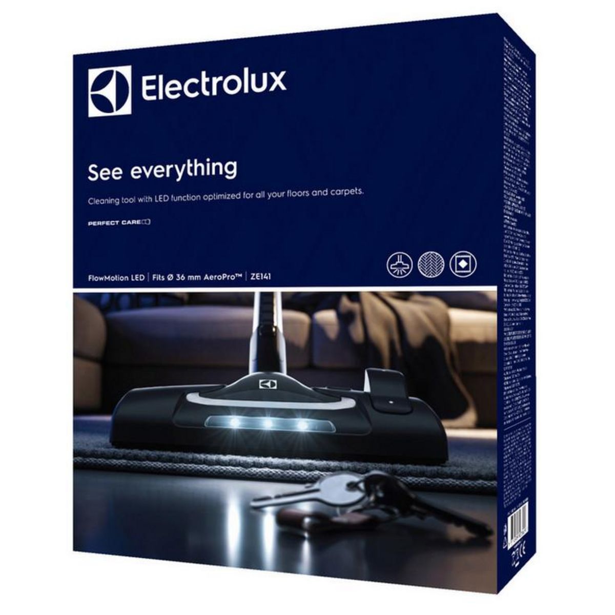 ELECTROLUX Brosse 3 leds brevetées pour aspirateur - ze141