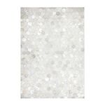 Paris Prix Tapis Tissé Effet Métallique  Spark  Gris & Argent. Coloris disponibles : Gris