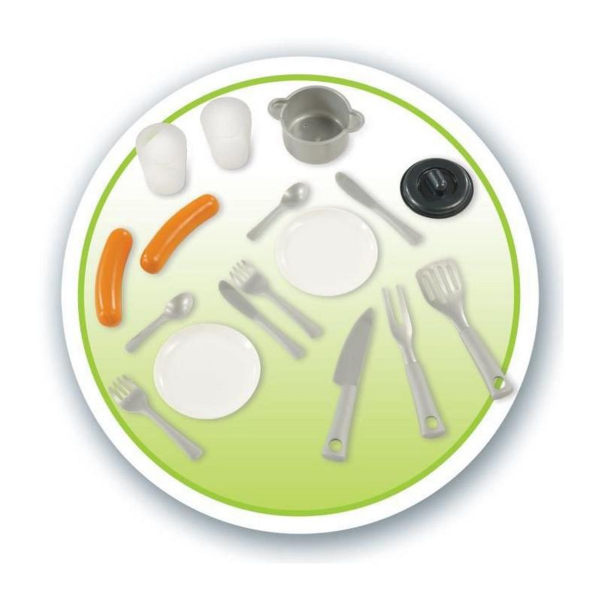 SMOBY SMOBY Table pique-nique adaptée aux maisons Smoby compatibles - 2 bancs - Anti-UV.