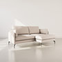 Voir la diapositive 1 : LISA DESIGN Carlos - canapé d'angle droit 4 places ultra moelleux en tissu texturé