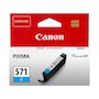 Voir la diapositive 2 : Canon Cartouche d'encre Canon CLI-571C Cyan