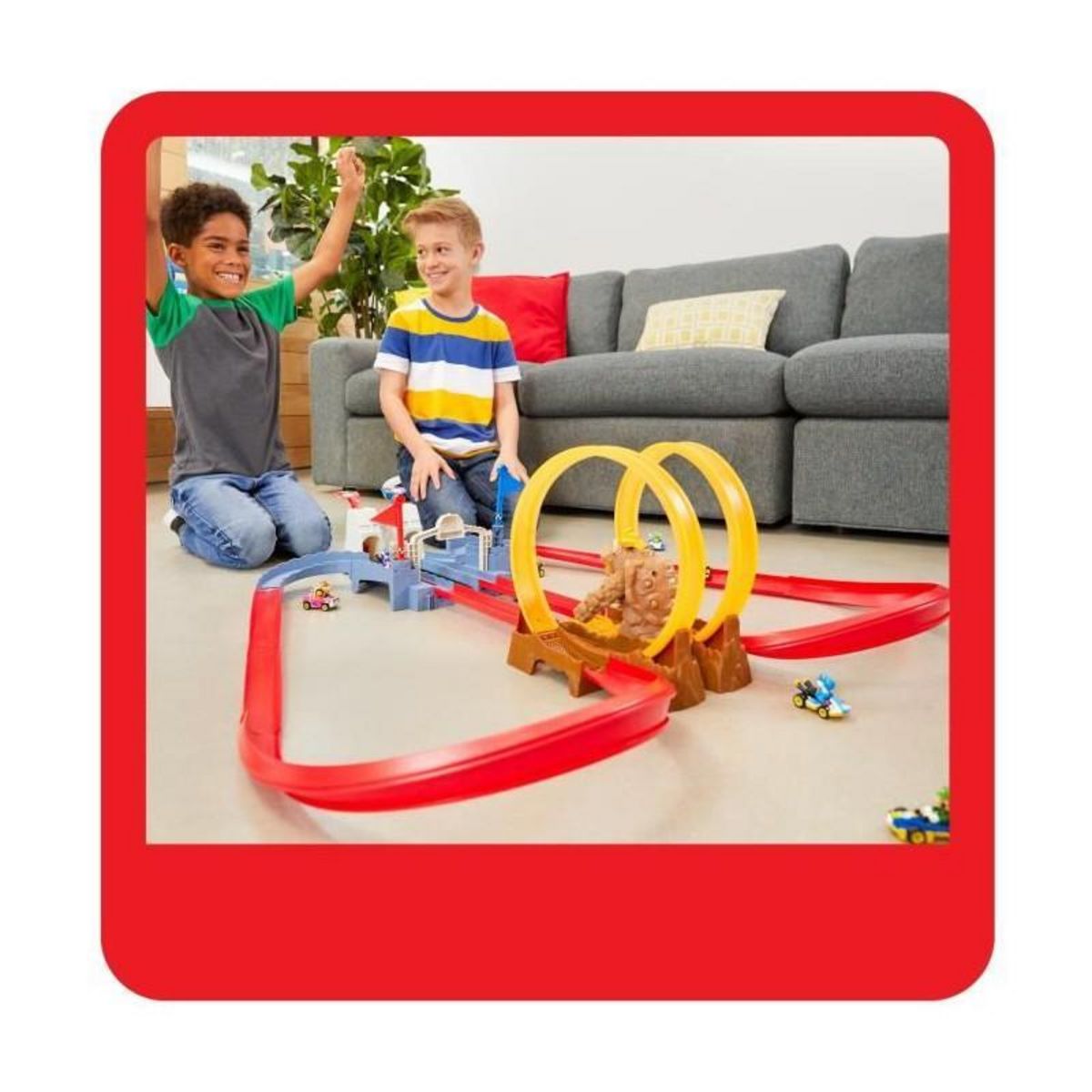 Hot Wheels HOT WHEELS Mario Kart Course Chaotique Château de Bowser