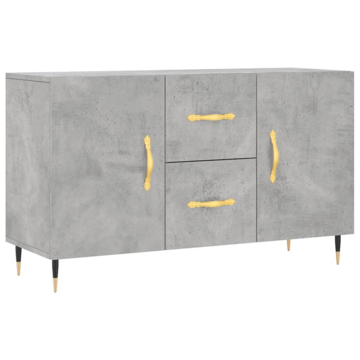 VIDAXL Buffet gris beton 100x36x60 cm bois d'ingenierie