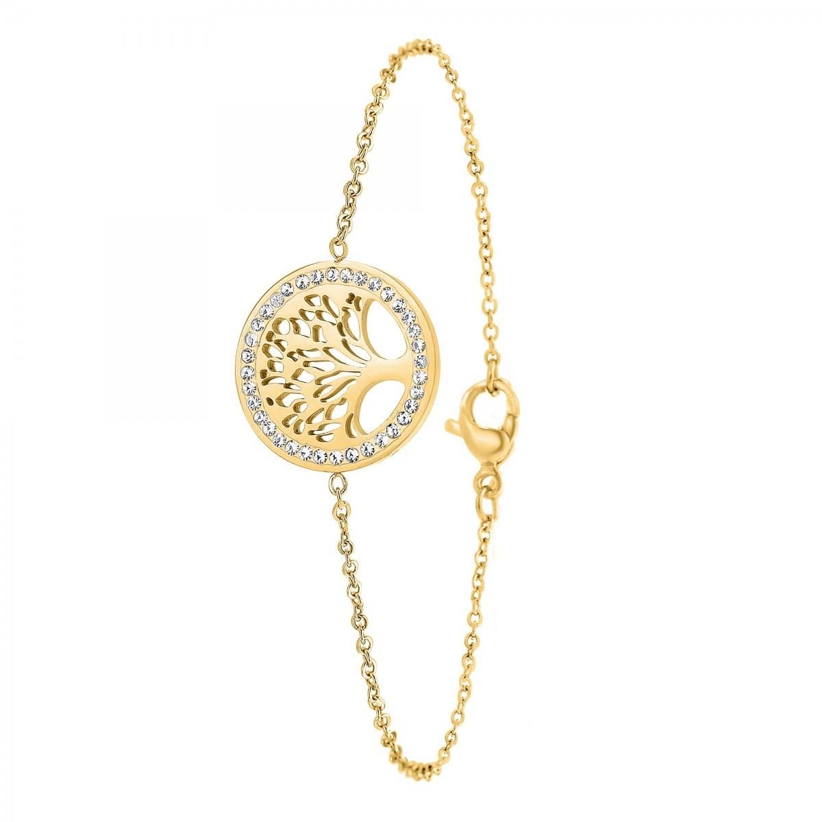 SC BOHEME Bracelet arbre de vie en acier inoxydable par SC Bohème