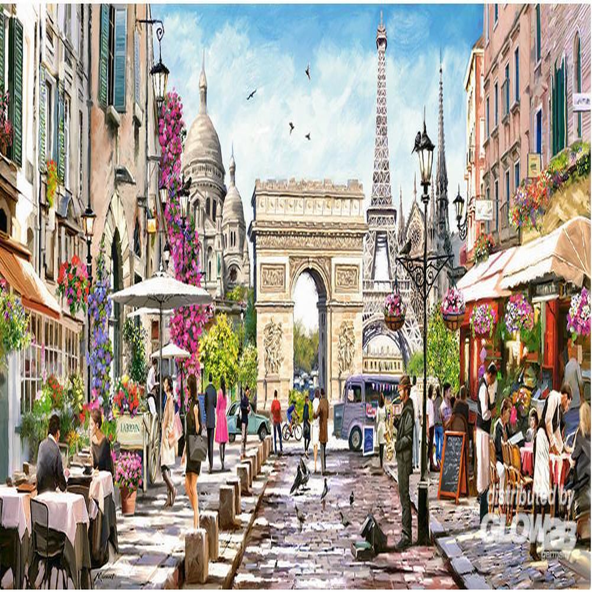 Voir la diapositive 4 : Castorland Puzzle 4000 pièces : le charme de paris