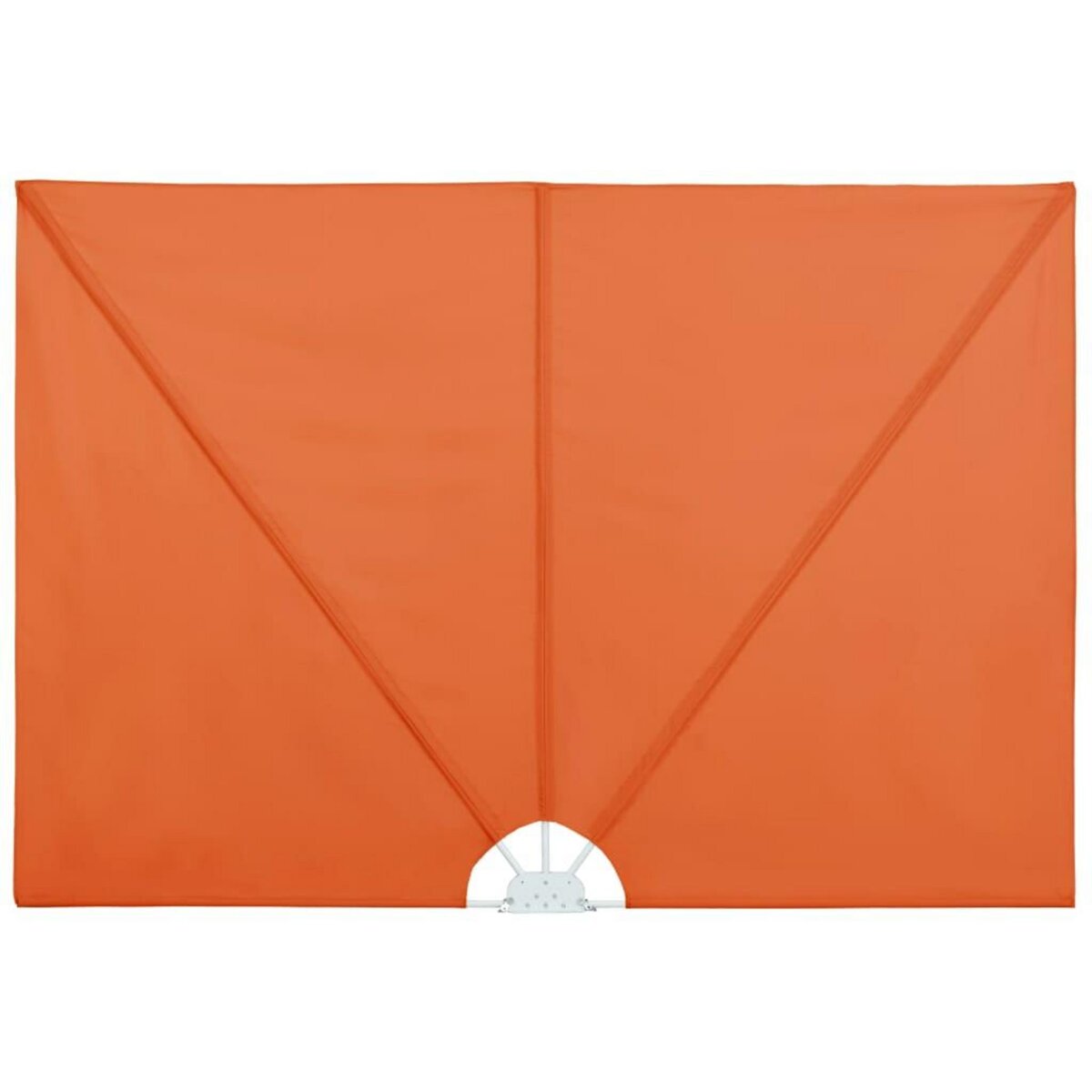 VIDAXL Auvent lateral pliable de terrasse Terre cuite 400 x 200 cm