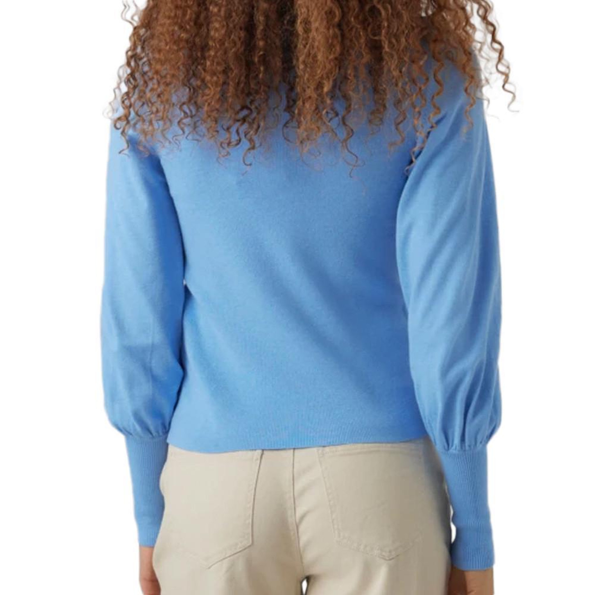 Voir la diapositive 2 : Vero Moda Pull Bleu Femme Vero Moda Hollykari