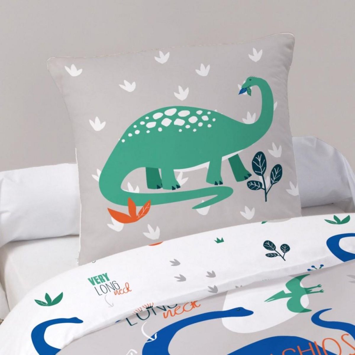 Dourev Housse de couette 140x200 BRACHIO + taie 100% coton 52 fils