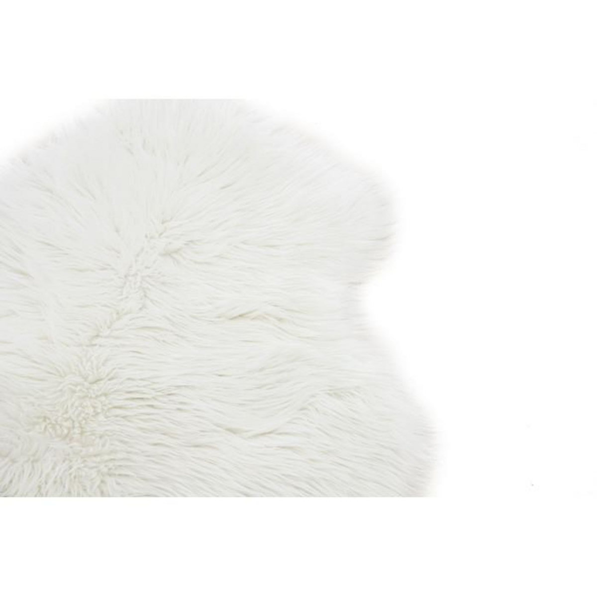 Paris Prix Tapis Imitation Fourrure  Katy  60x90cm Blanc