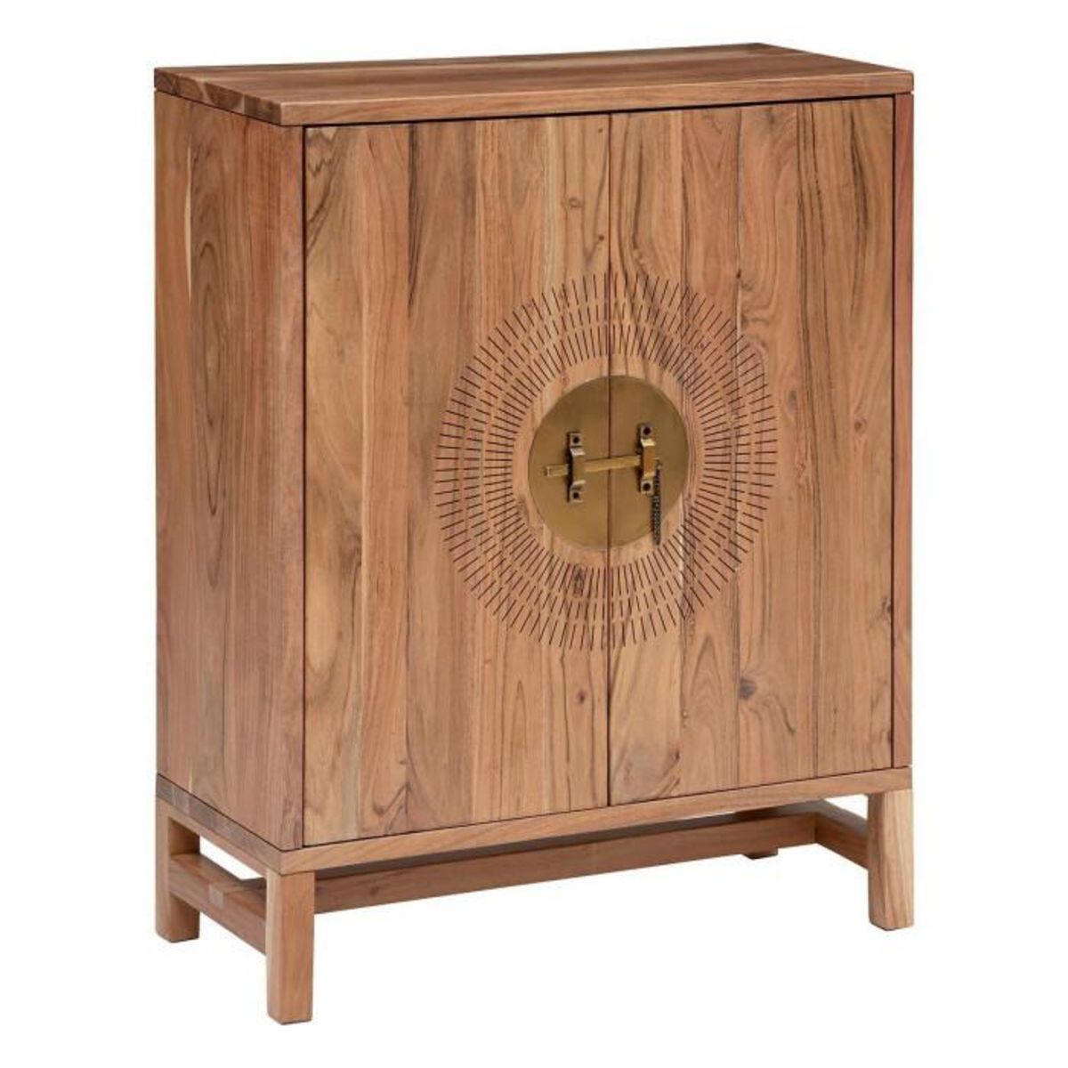 ATMOSPHERA Buffet 2 Portes en Bois  Jiling  101cm Marron