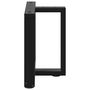 Voir la diapositive 5 : VIDAXL Pieds de table basse forme de T 2pcs noir 50x25x(42-43)cm acier
