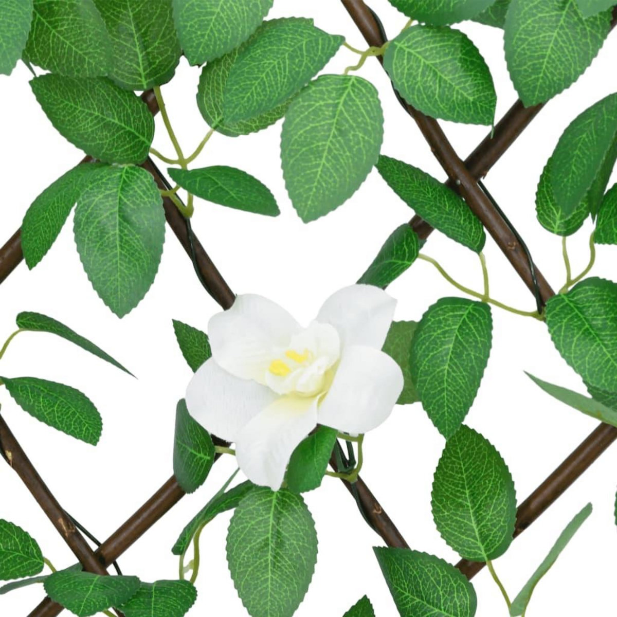 VIDAXL Treillis de lierre artificiel extensible vert 186x30 cm