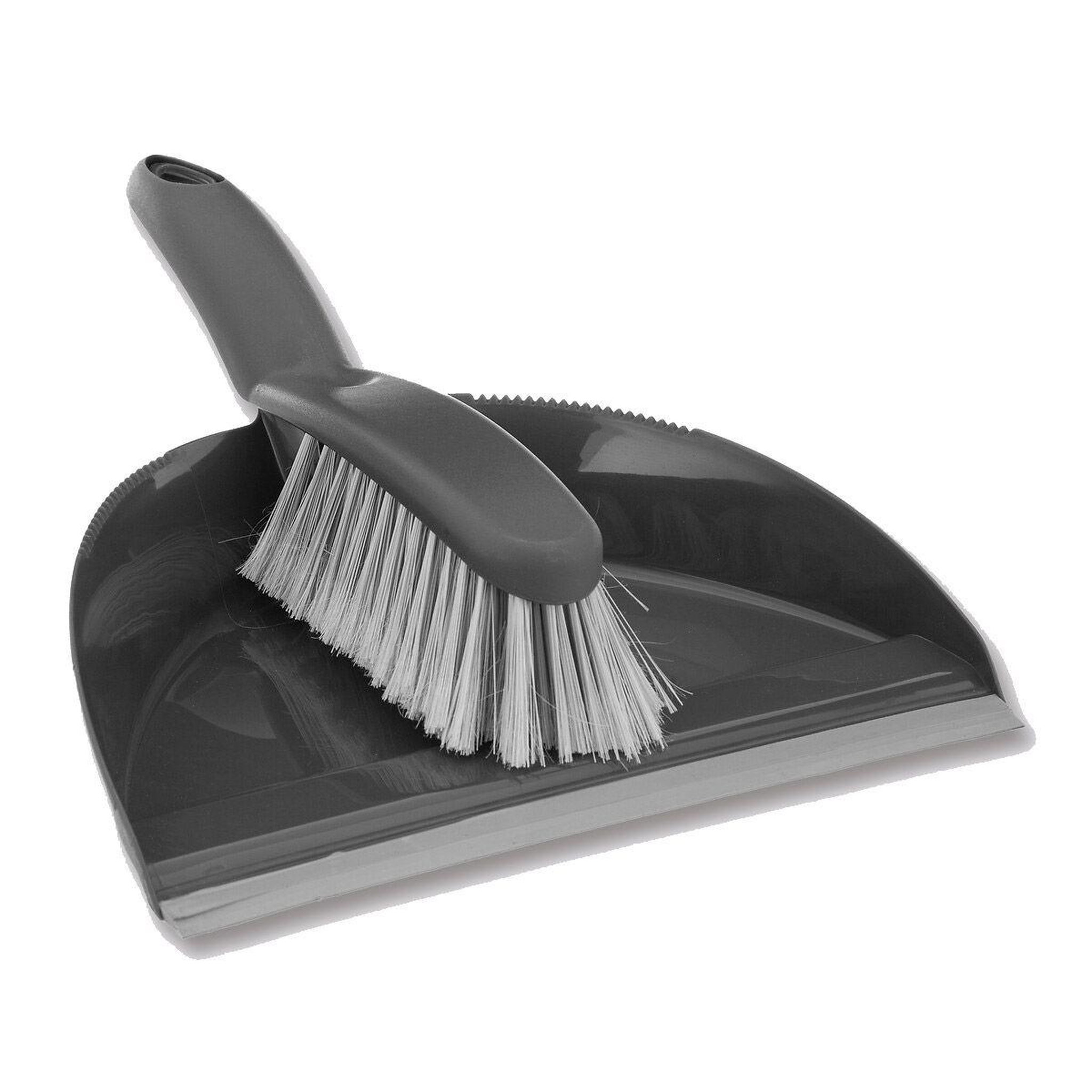 FIVE Pelle & balayette  plastique  32cm gris foncé