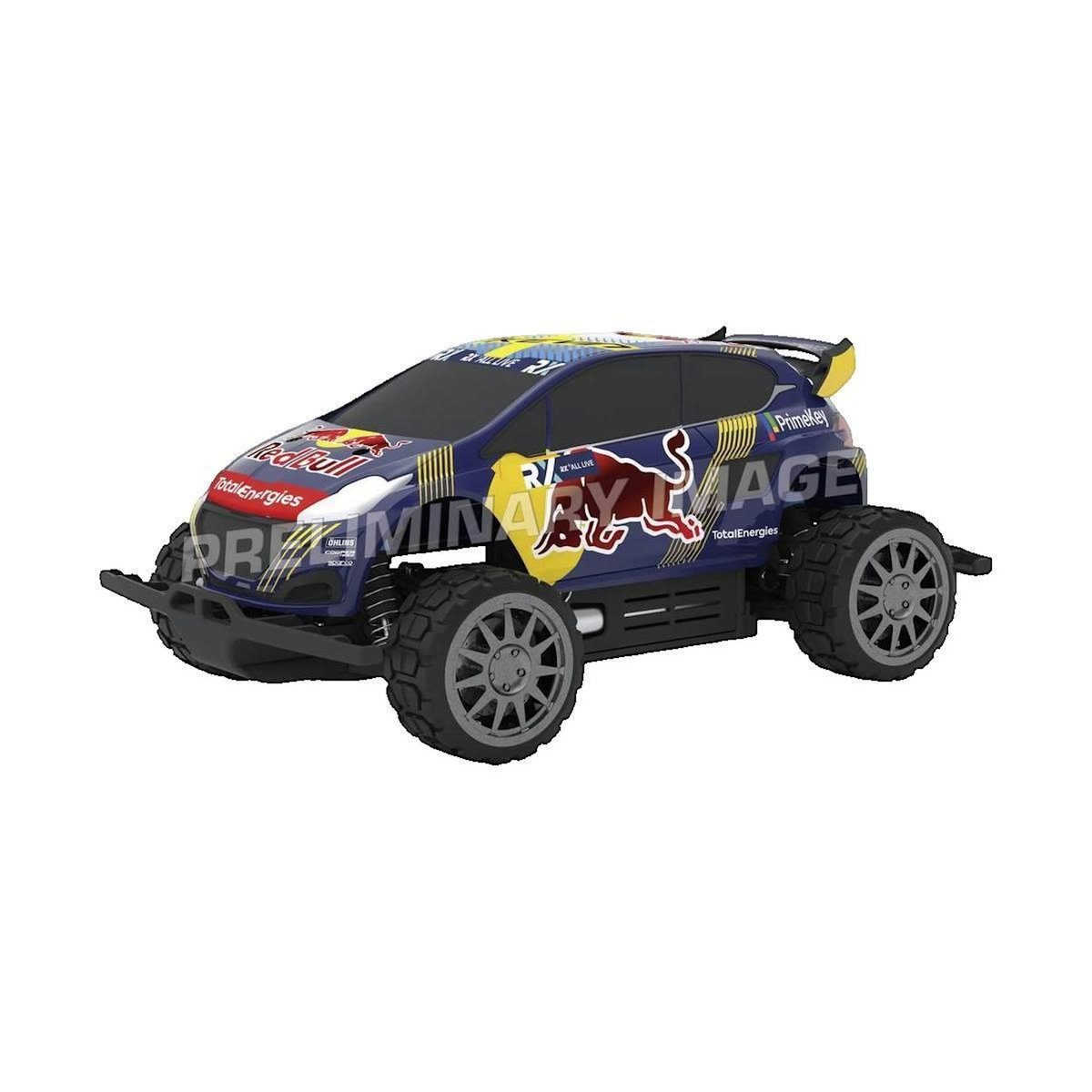 Carrera RC Voiture Radiocommandée Carrera RC Red Bull Peugeot WRX 208 1:18 Électrique