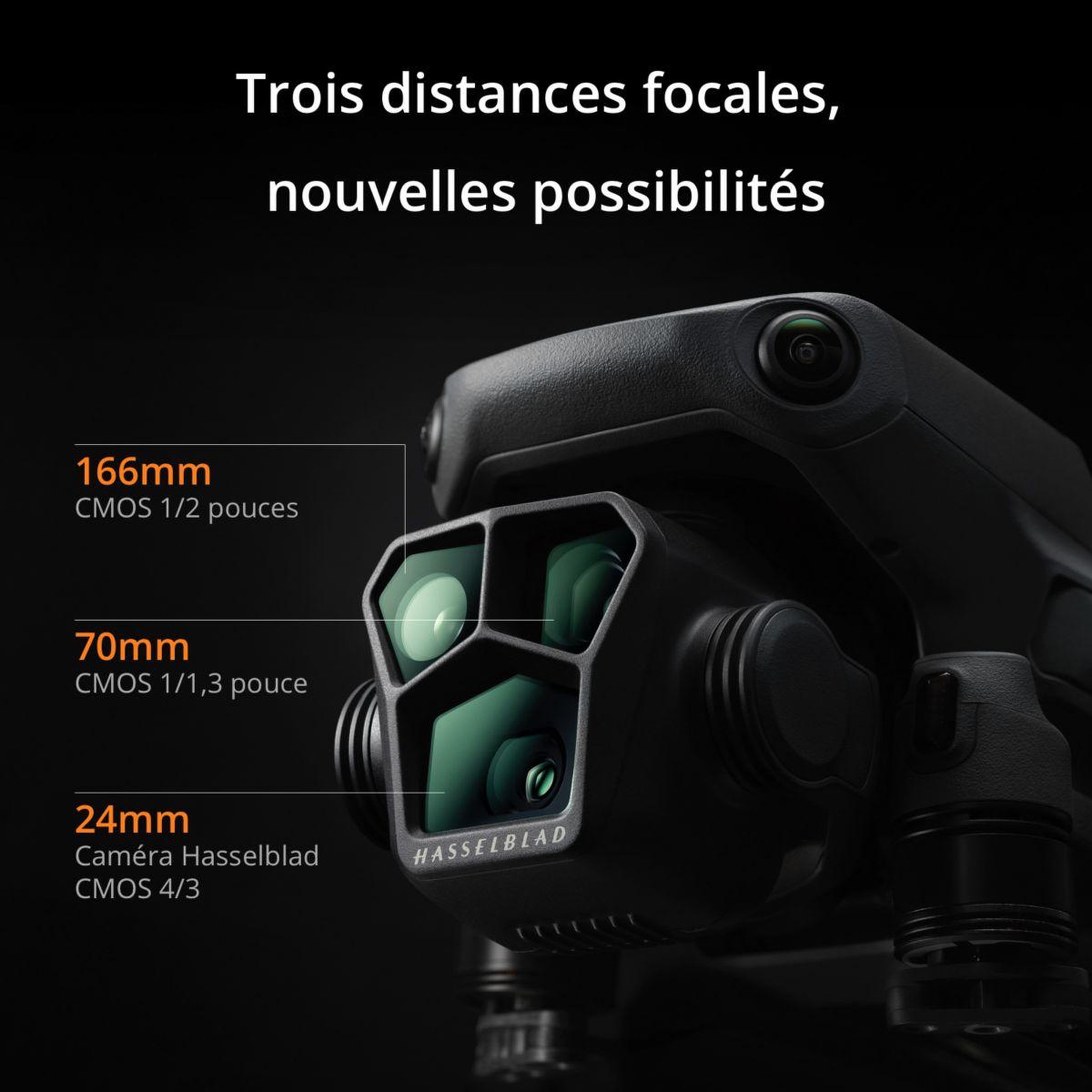 Voir la diapositive 2 : DJI Drone Mavic 3 Pro Fly More Combo (RC PRO)