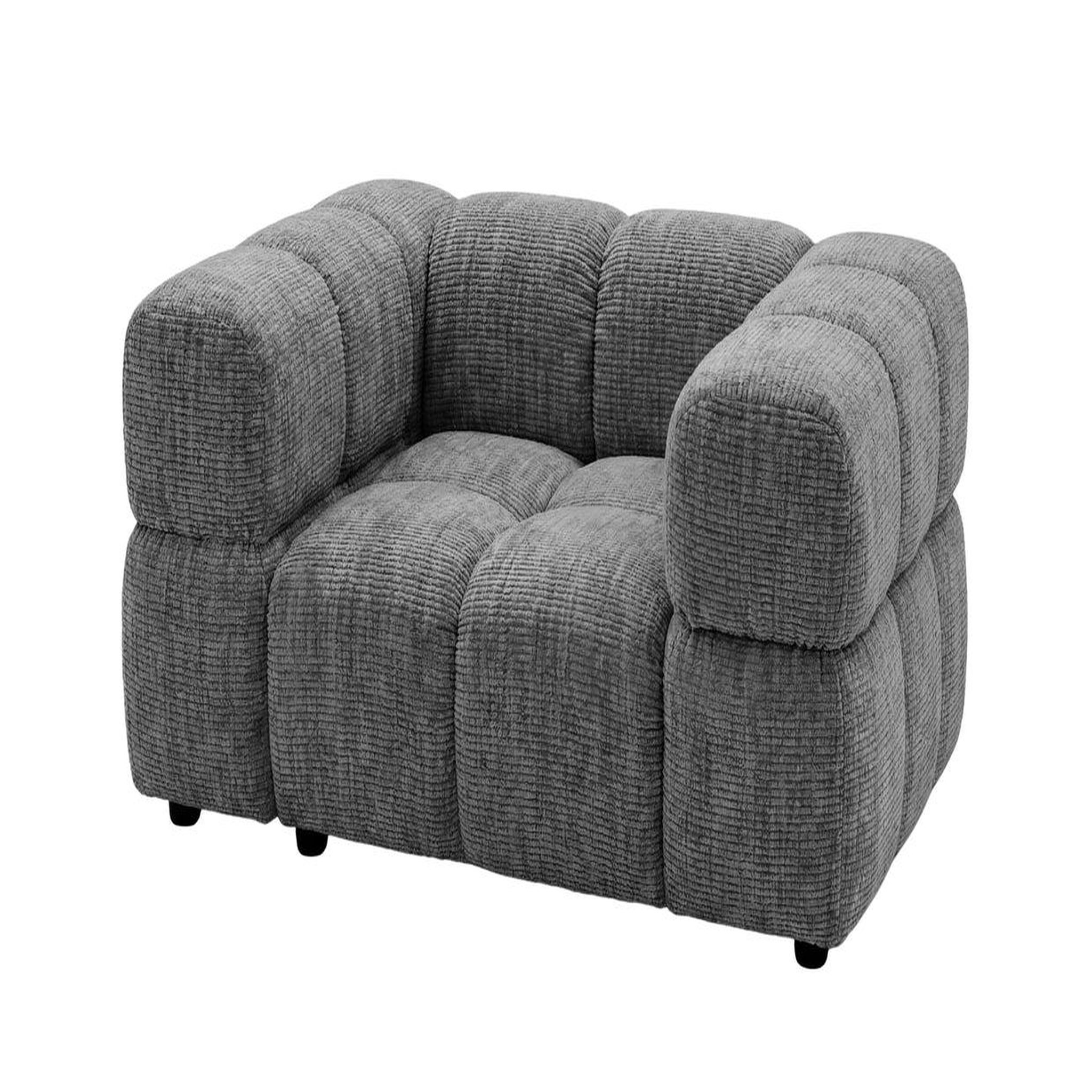 Voir la diapositive 6 : CASANOVA PARIS GUSTAVE - Fauteuil tissu chenille