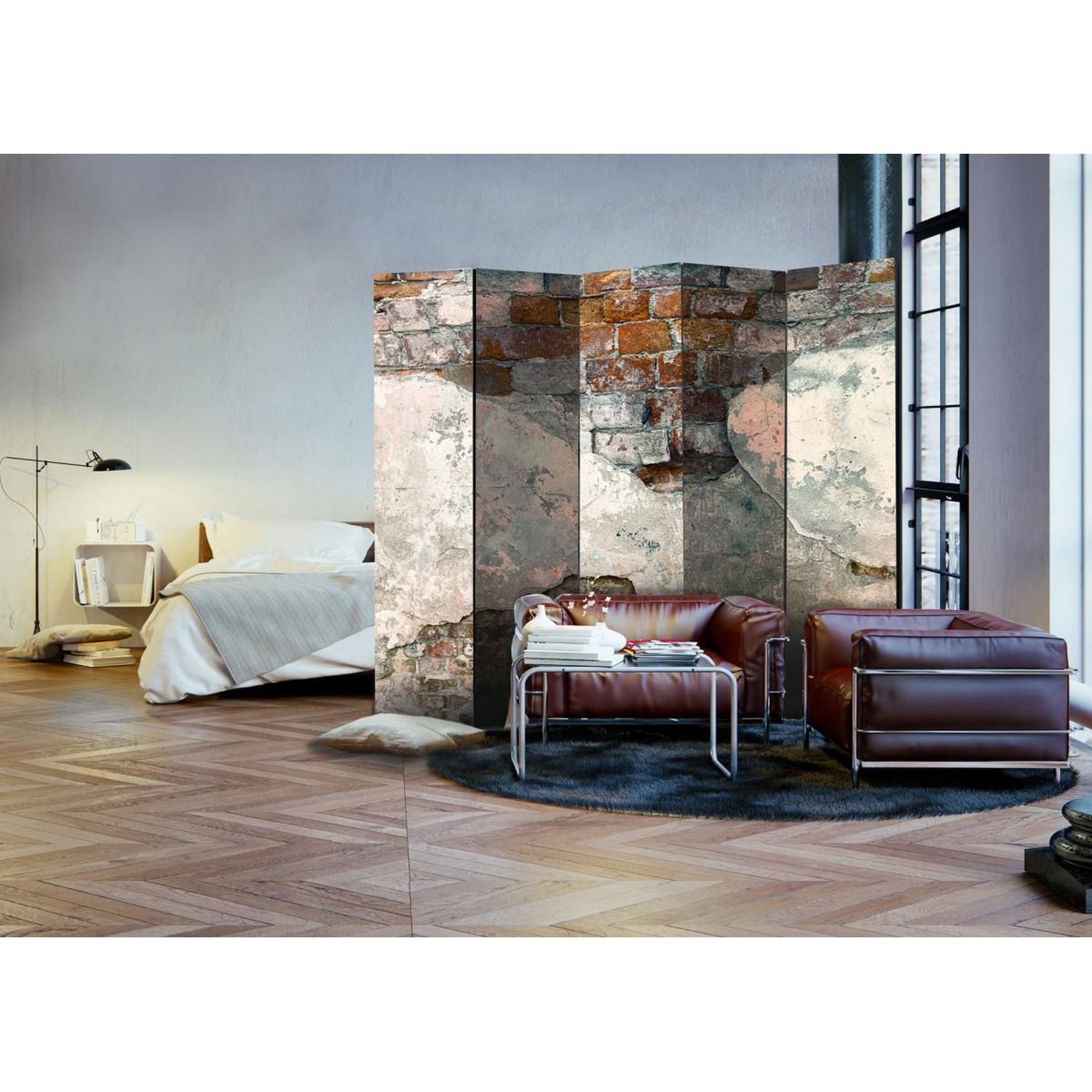 Voir la diapositive 2 : Paris Prix Paravent 5 volets  tender walls  172x225cm