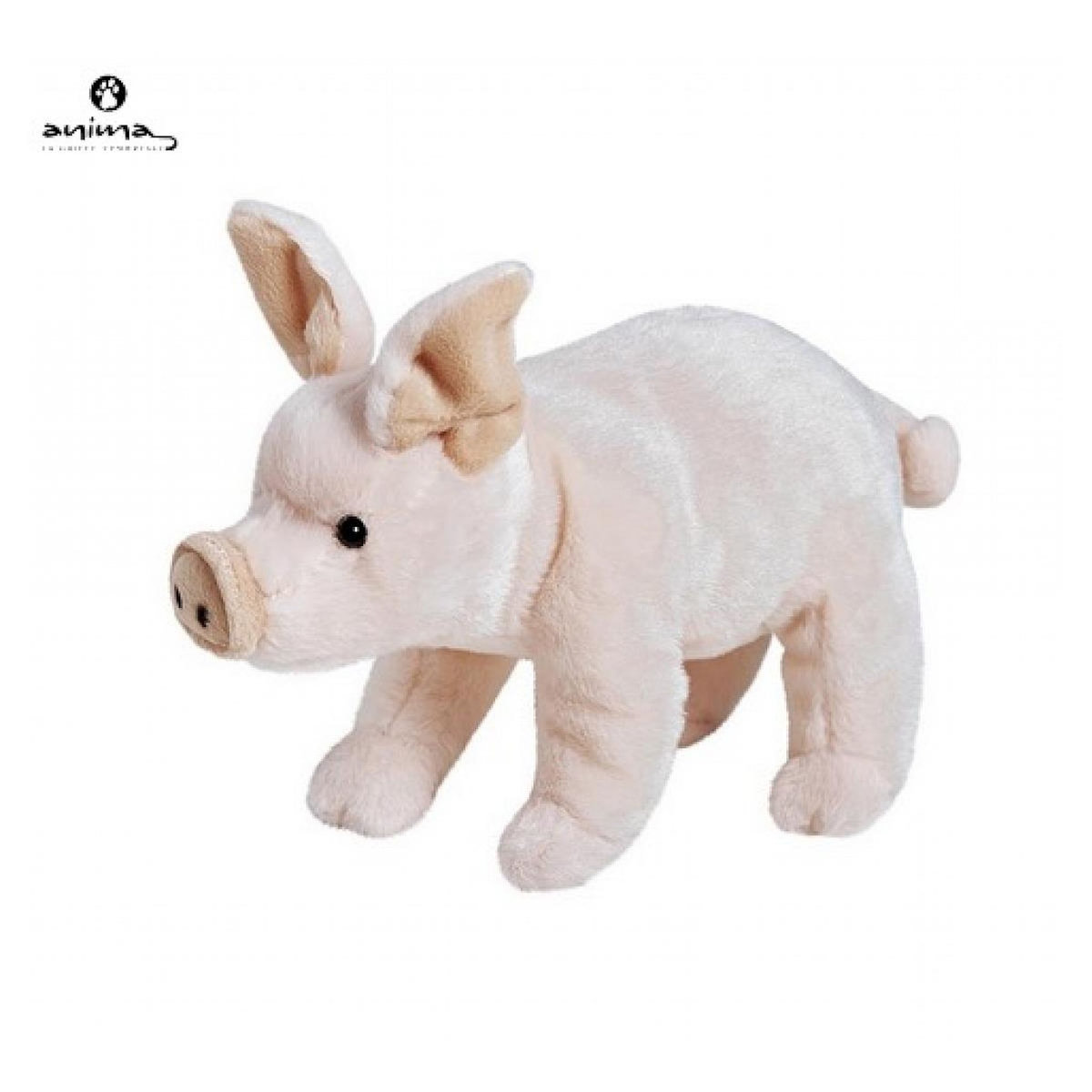 Anima Peluche cochon 20 centimetres