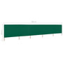 Voir la diapositive 6 : VIDAXL Paravent 5 panneaux Tissu 600 x 80 cm Vert