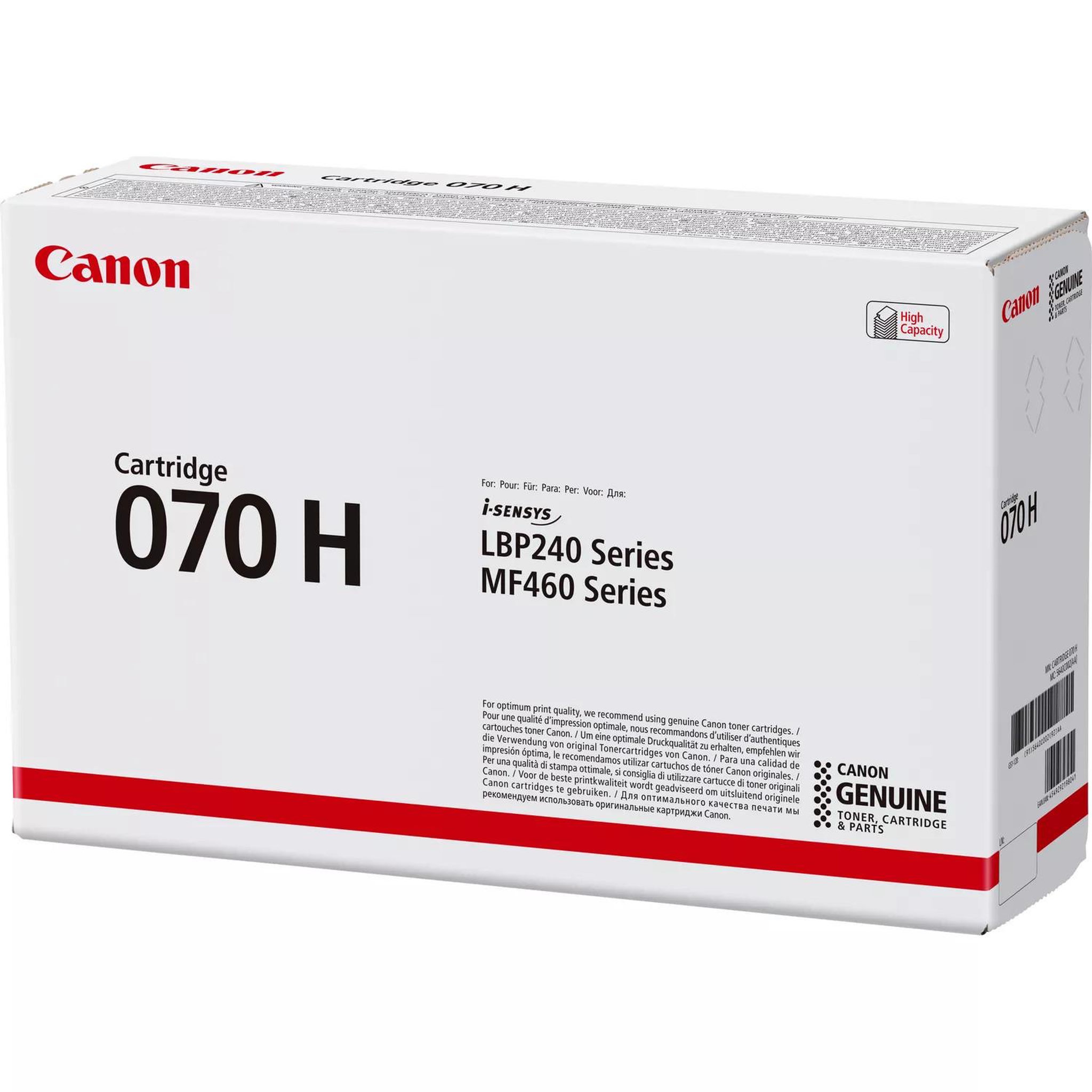 Voir la diapositive 3 : Canon Canon Cartridge 070 H (5640C002)