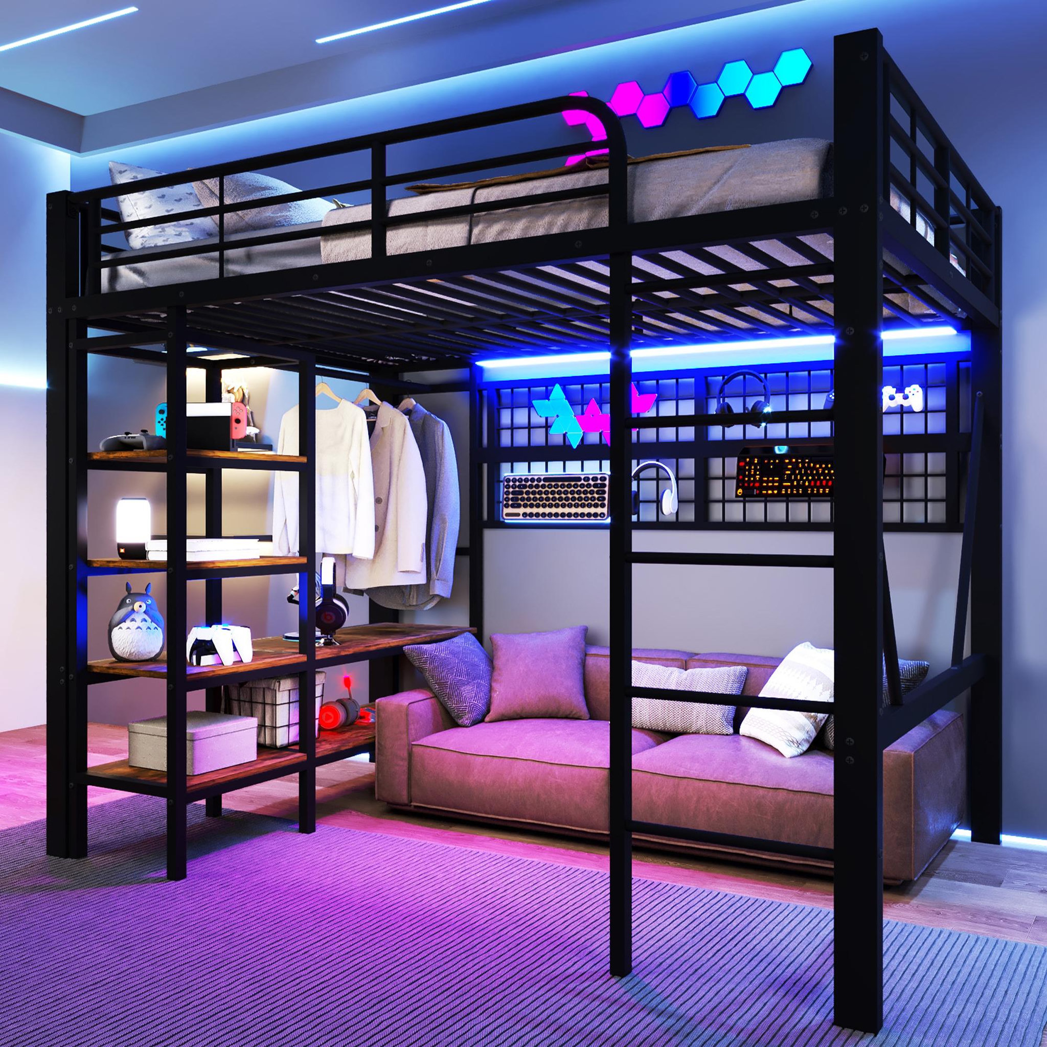 Voir la diapositive 4 : MERAX Lit mezzanine