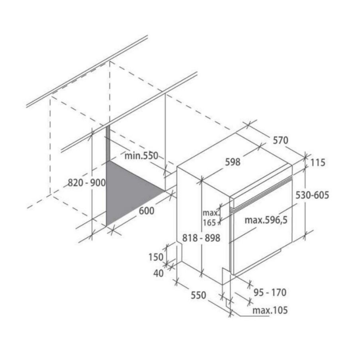 Candy Lave-vaisselle 60cm 13 couverts 46db intégrable avec bandeau inox - cdsn2d350px