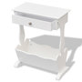 Voir la diapositive 1 : VIDAXL Porte-revues Melrose Blanc