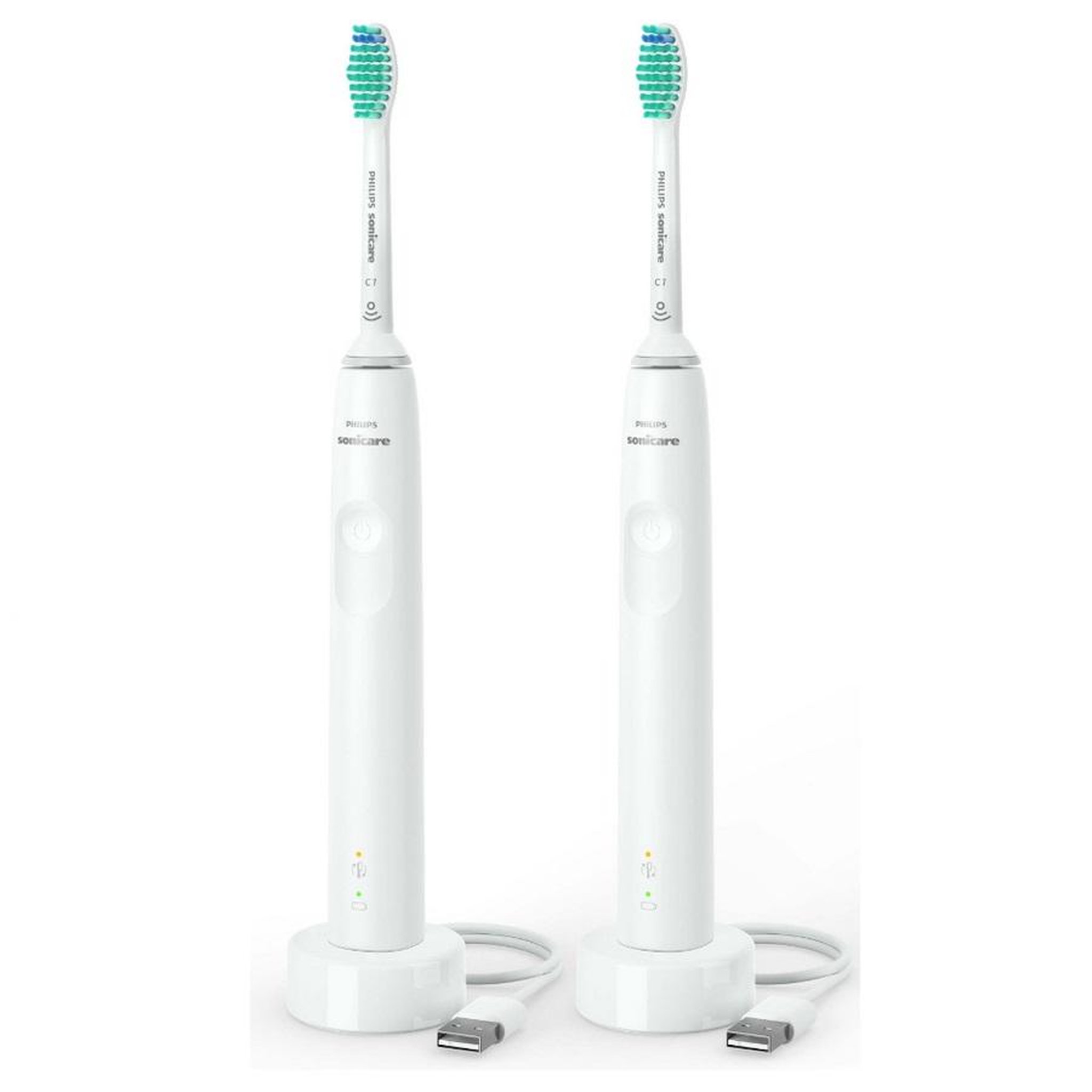Philips Lot de 2 brosses à dents électrique - hx3675/13