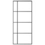 Voir la diapositive 3 : VIDAXL Porte coulissante Verre ESG et aluminium 90x205 cm Noir