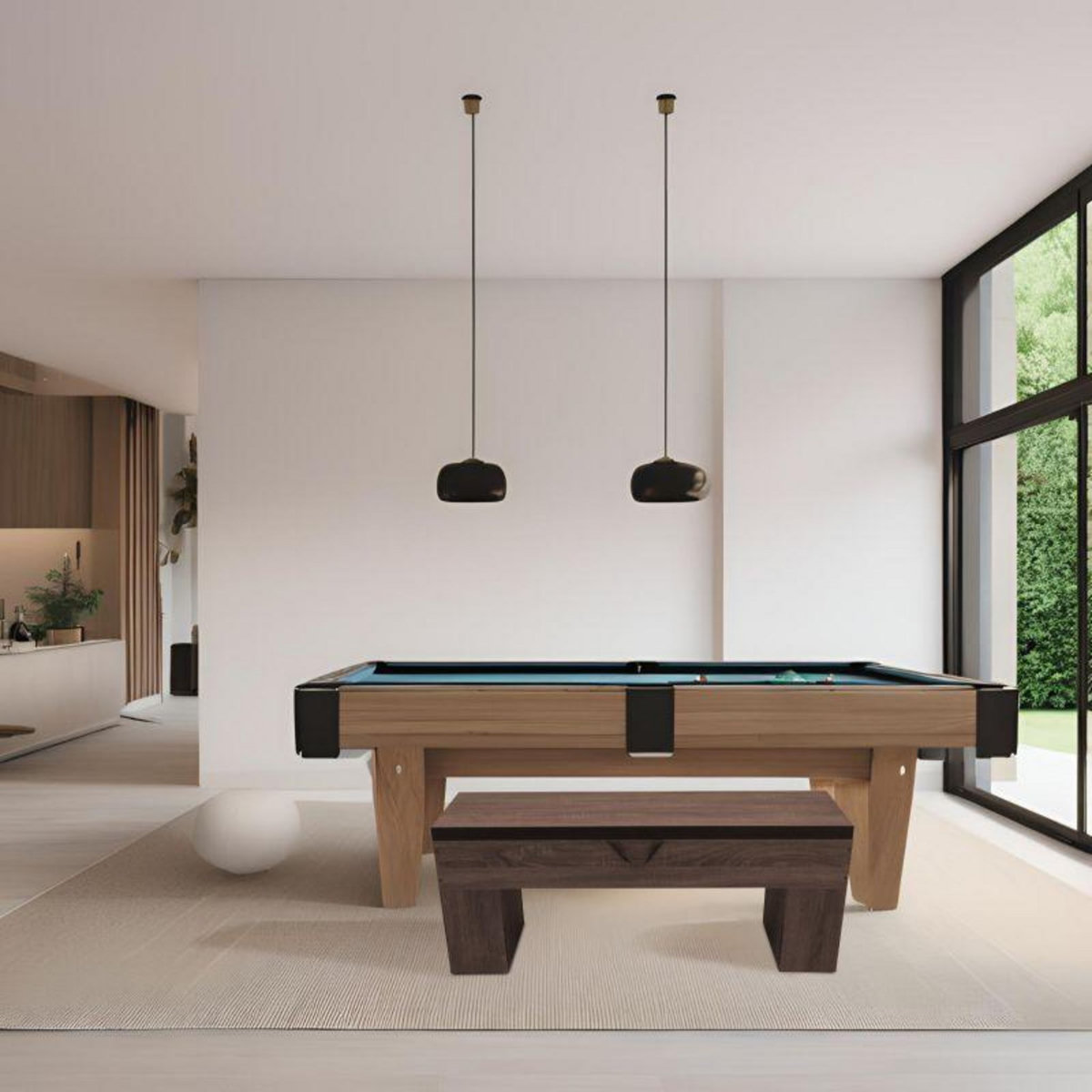 SOKKER Banc Bois avec rangement -113 x 32 x 45.5 cm-Classic