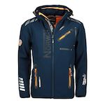 GEOGRAPHICAL NORWAY Parka Softshell /Orange Homme Geographical Norway GN ROYAUTE. Coloris disponibles : Bleu