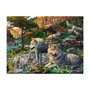 Voir la diapositive 2 : RAVENSBURGER Puzzle 1500 p - Loups au printemps