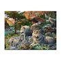 Voir la diapositive 2 : RAVENSBURGER Puzzle 1500 p - Loups au printemps