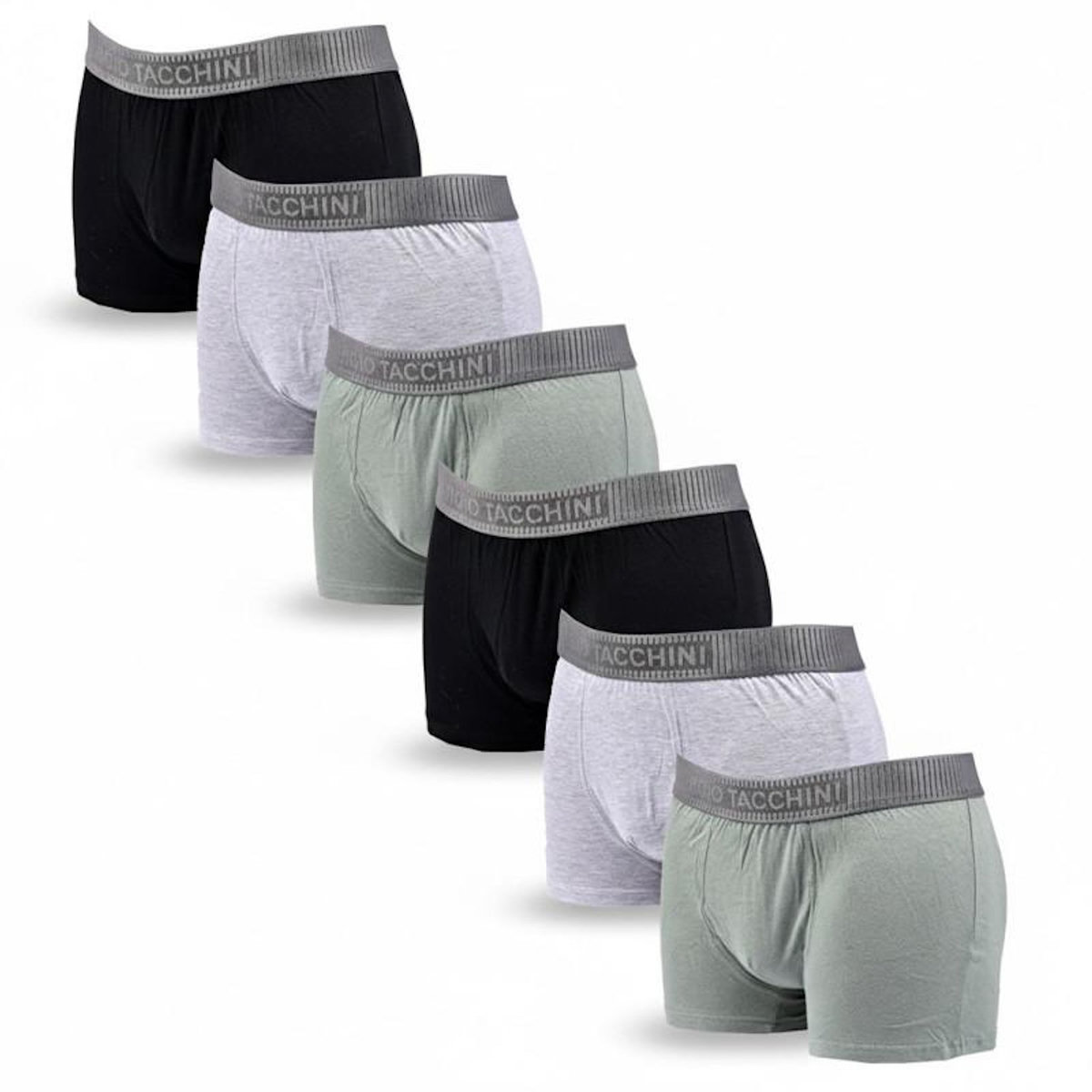 SERGIO TACCHINI Sergio Tacchini Pack de Boxers Homme Lot de 6