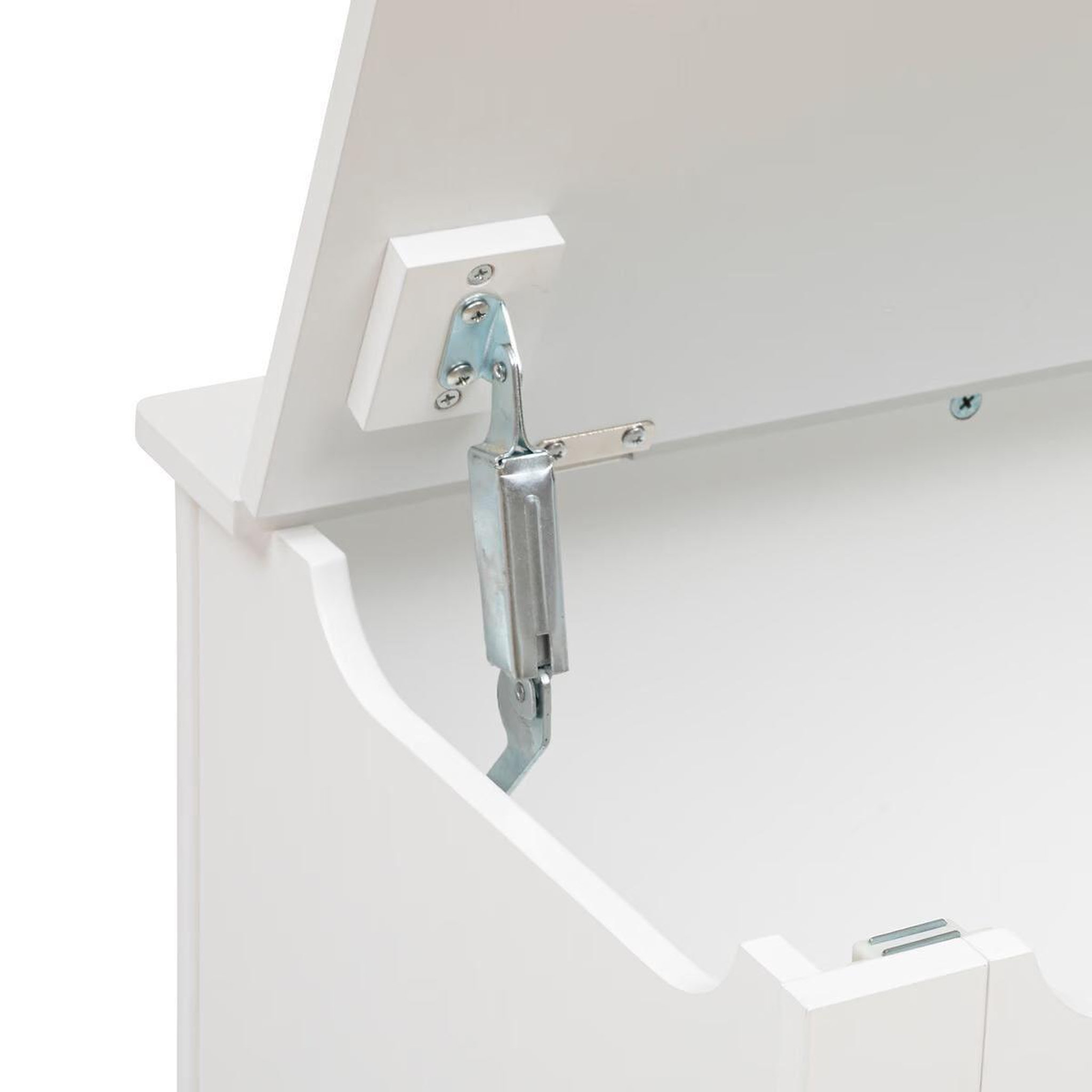 Voir la diapositive 3 : Atmosphera Kids Coffre à jouets  couronne  57cm blanc