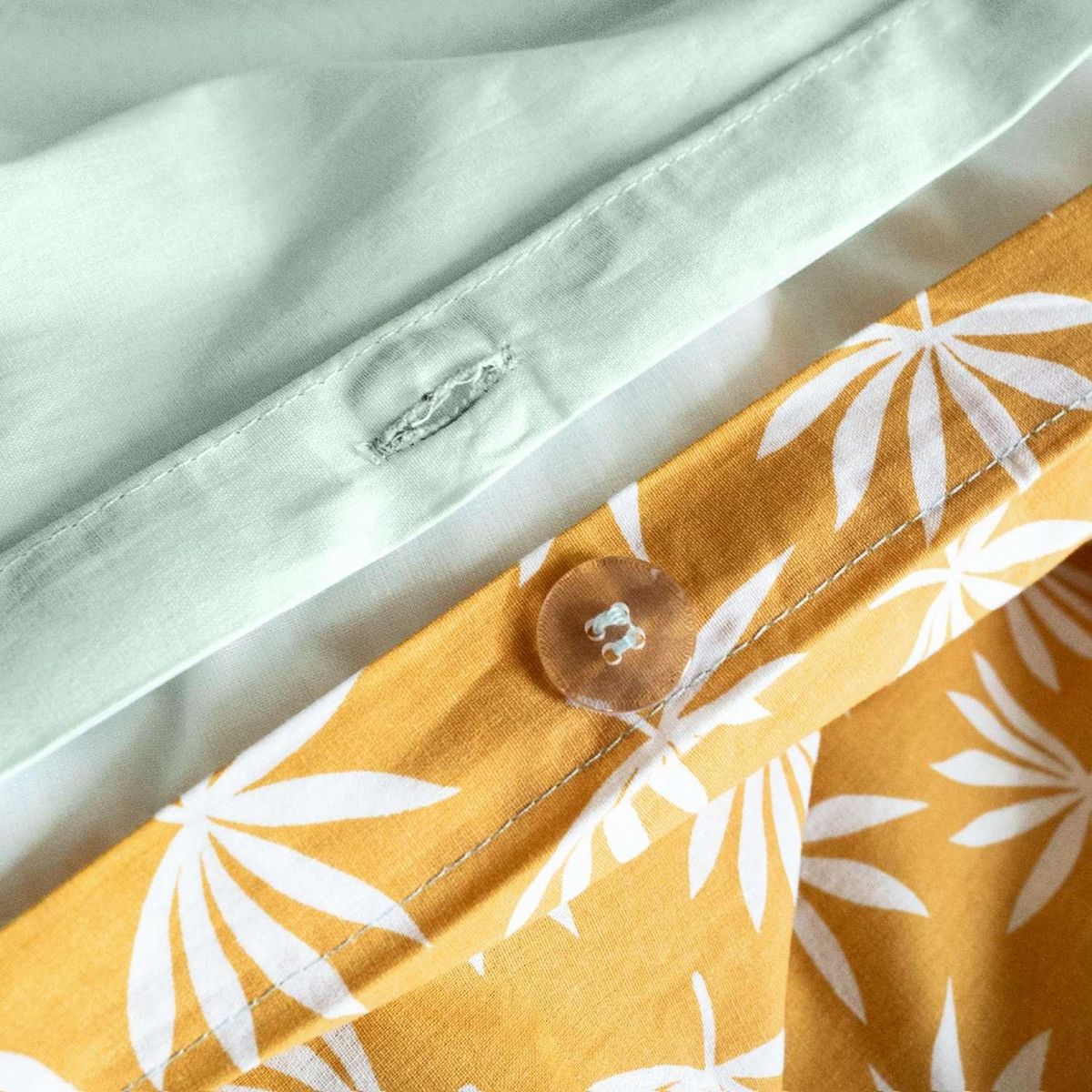 COTE DECO Parure de lit enfant Jungle avec animaux à scratcher - 100% coton 57 fils/cm² - 140 x 200 cm