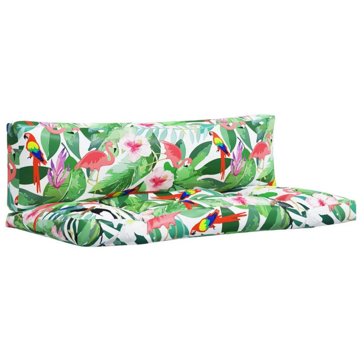 VIDAXL Coussins de palette lot de 2 multicolore tissu Oxford