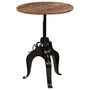 Voir la diapositive 4 : VIDAXL Table de bar Bois de recuperation massif 75x(76-110) cm