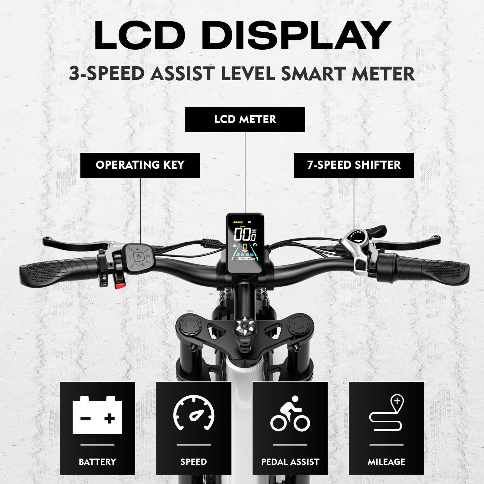 Voir la diapositive 6 : Cleytro Vélo électrique CLEYTRO ES7 Fat, batterie amovible 48 V 18 Ah, 26 pouces