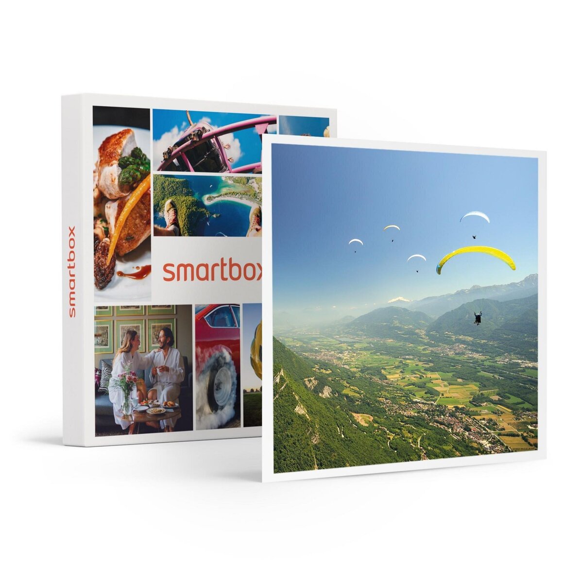 Smartbox Sensations parapente : vol magique de 35 min au-dessus du lac d'Annecy - Coffret Cadeau Sport & Aventure